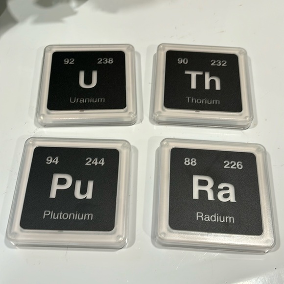 Toynk Radioactive Elements Periodic Table Glowing Light-Up Drink Coasters - Picture 3 of 8